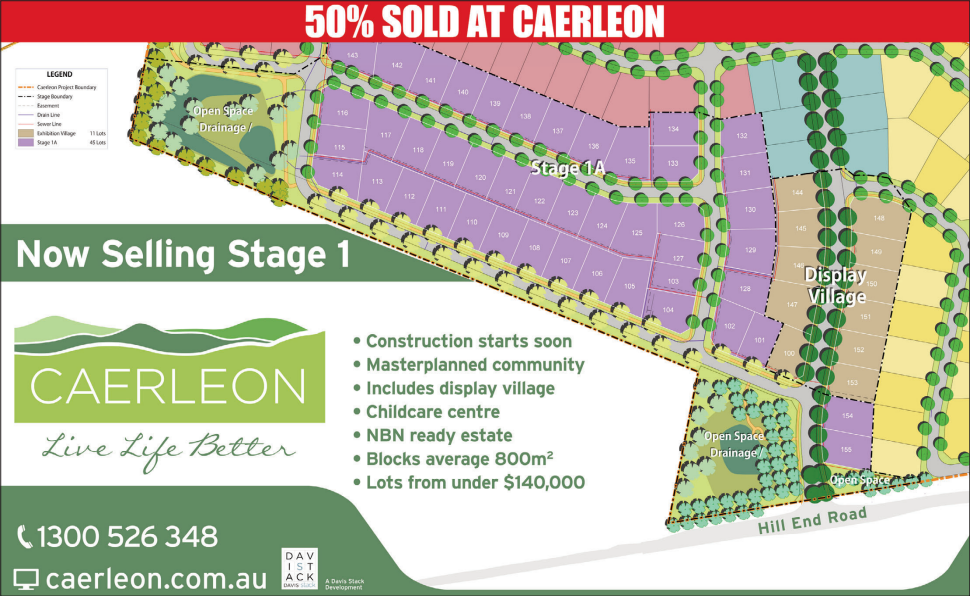 Caerleon: Mudgee’s newest suburb is a great success