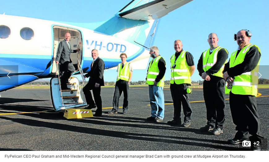 Near perfect conditions for FlyPelican’s first flight from Mudgee